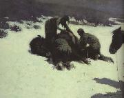 The Hungry Moon (mk43) Frederic Remington